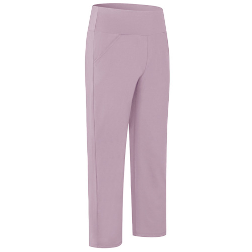 loose fit straight leg knitted high waist sport running pants