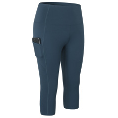 pure high waist yoga cript pants with phone pocket gym legging tight
