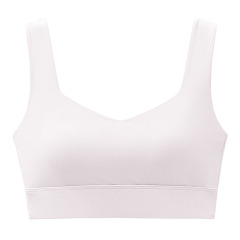 women yoga bra top V collar U hollow out sexy back gym bra with detachable cup padding