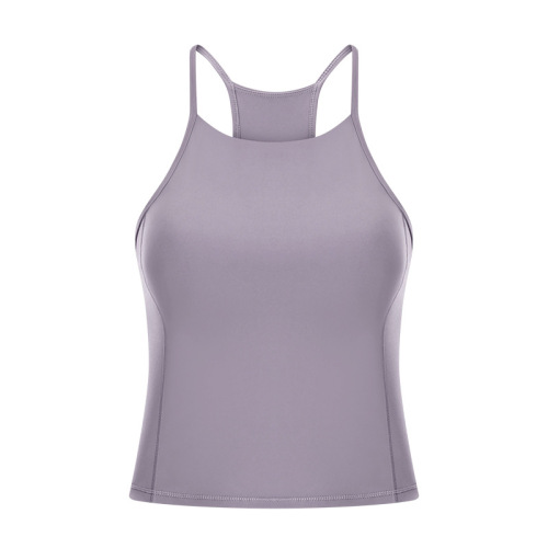 cropped women tank tops spaghetti strap yoga active sport vest