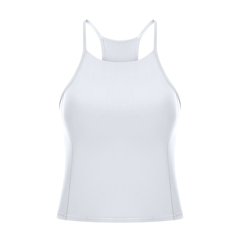 cropped women tank tops spaghetti strap yoga active sport vest