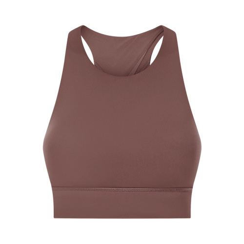 mesh cross back widen strap women high sport gym bra tops with detachable cup padding