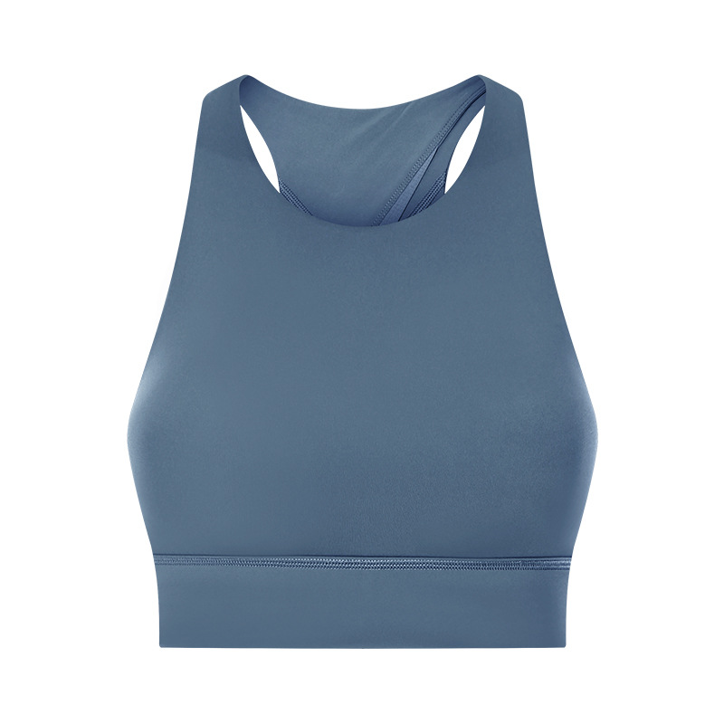 mesh cross back widen strap women high sport gym bra tops with detachable cup padding