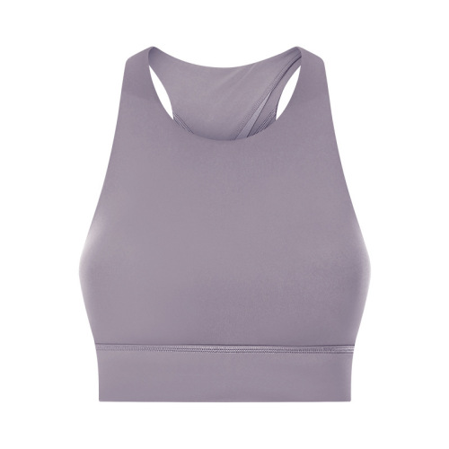 mesh cross back widen strap women high sport gym bra tops with detachable cup padding