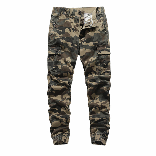 full cotton camouflage cargo pants mens outdoor hiking leisure long pants