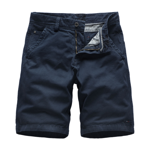 solid color leisure shorts full cotton cargo shorts