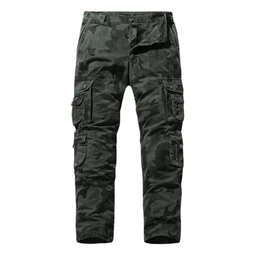 garment washing camouflage cargo pants multi pockets leisure hiking pants