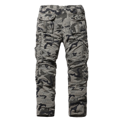 garment washing camouflage cargo pants multi pockets leisure hiking pants