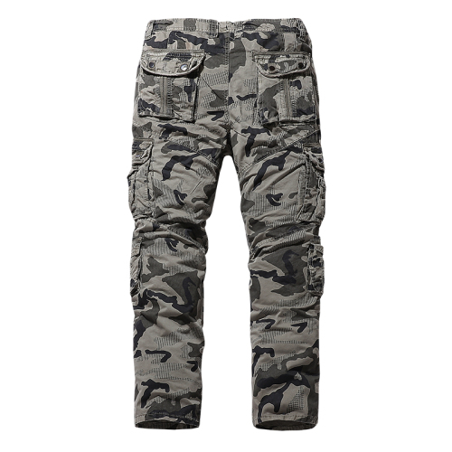 garment washing camouflage cargo pants multi pockets leisure hiking pants