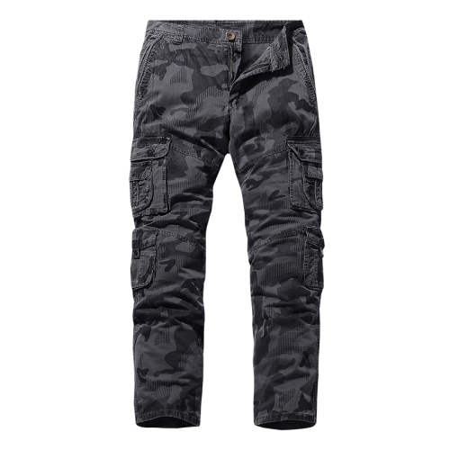garment washing camouflage cargo pants multi pockets leisure hiking pants