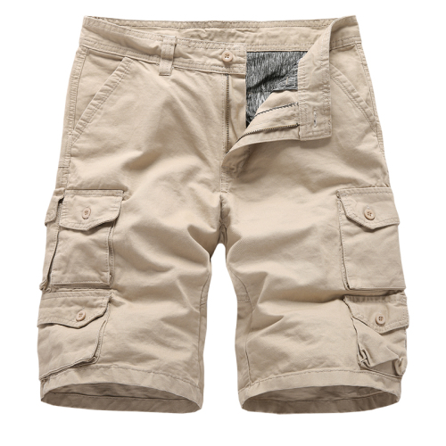 multi pocket mens cargo shorts cotton summer leisure shorts outdoor wood shorts