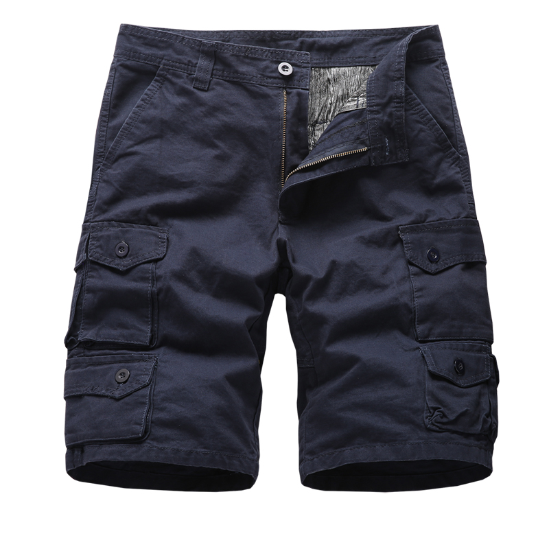 multi pocket mens cargo shorts cotton summer leisure shorts outdoor wood shorts