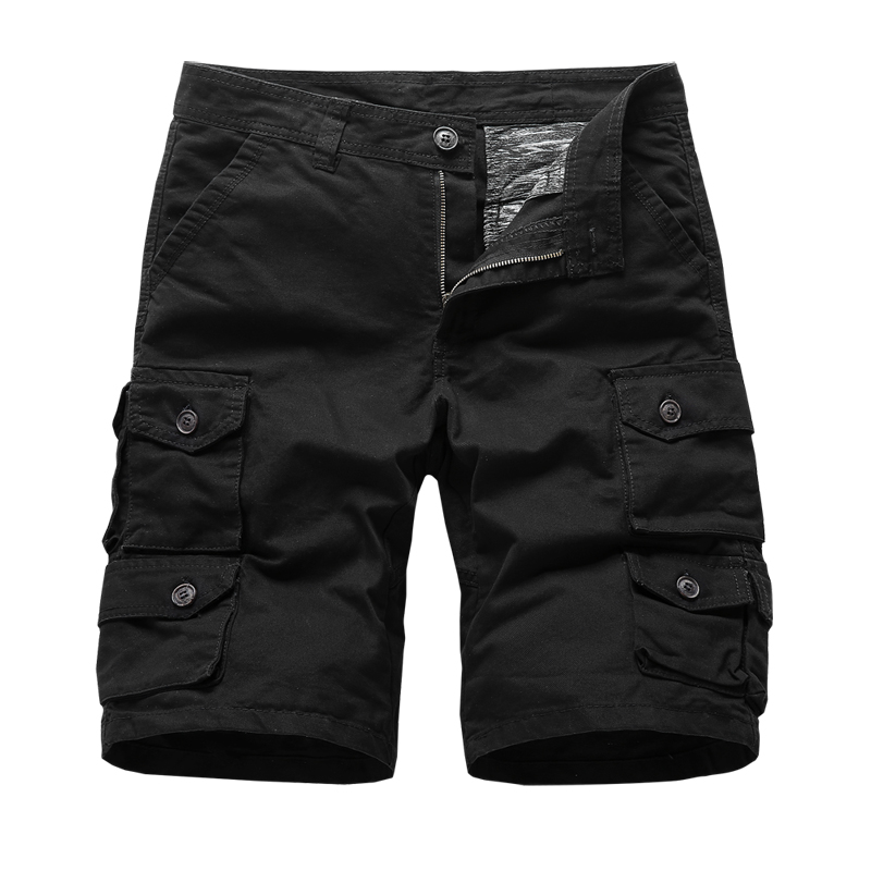multi pocket mens cargo shorts cotton summer leisure shorts outdoor wood shorts
