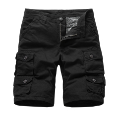 multi pocket mens cargo shorts cotton summer leisure shorts outdoor wood shorts