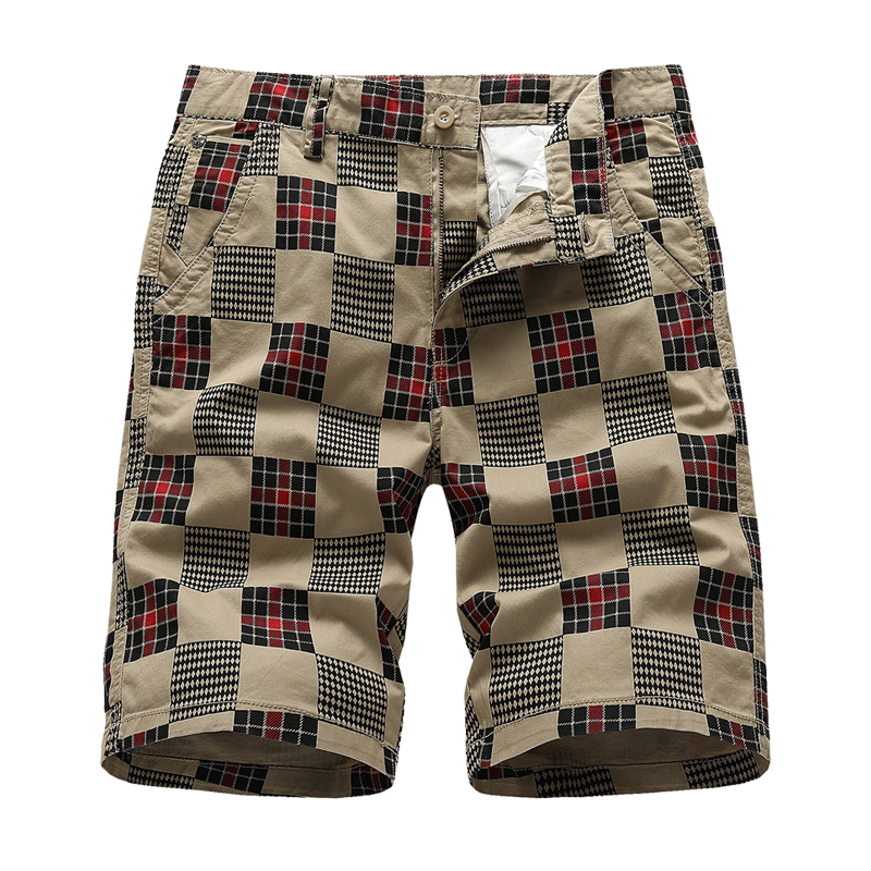 ripstop mens cotton cargo shorts outdoor fashion leisure male shorts