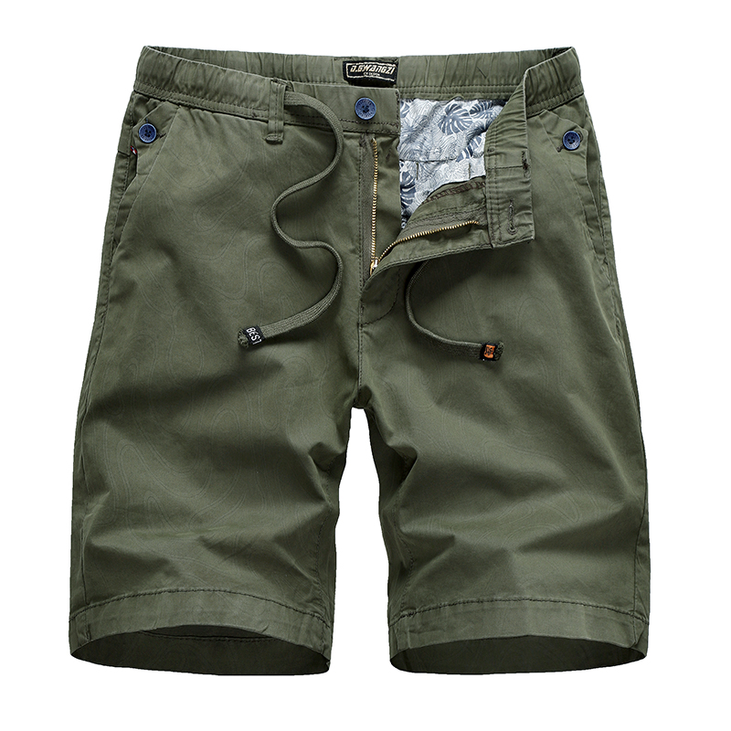 tailored shorts mens adjuatable waist cotton leisure shorts outdoor cargo half pants