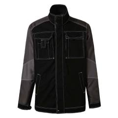 stitching decoration big chest pocket cargo jacket full zipper working uniform