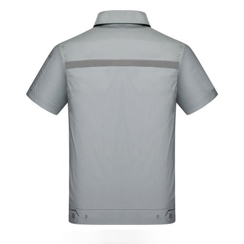 summer short sleeve workwear factory workshop uniform