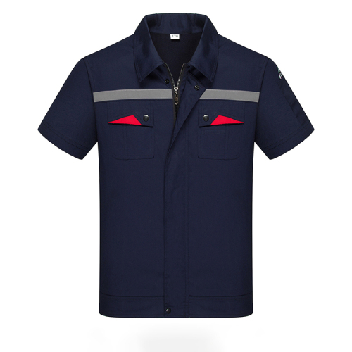 summer short sleeve workwear factory workshop uniform