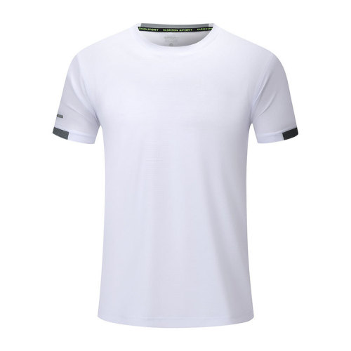 round collar solid color quick dry unisex sport tshirt team wear