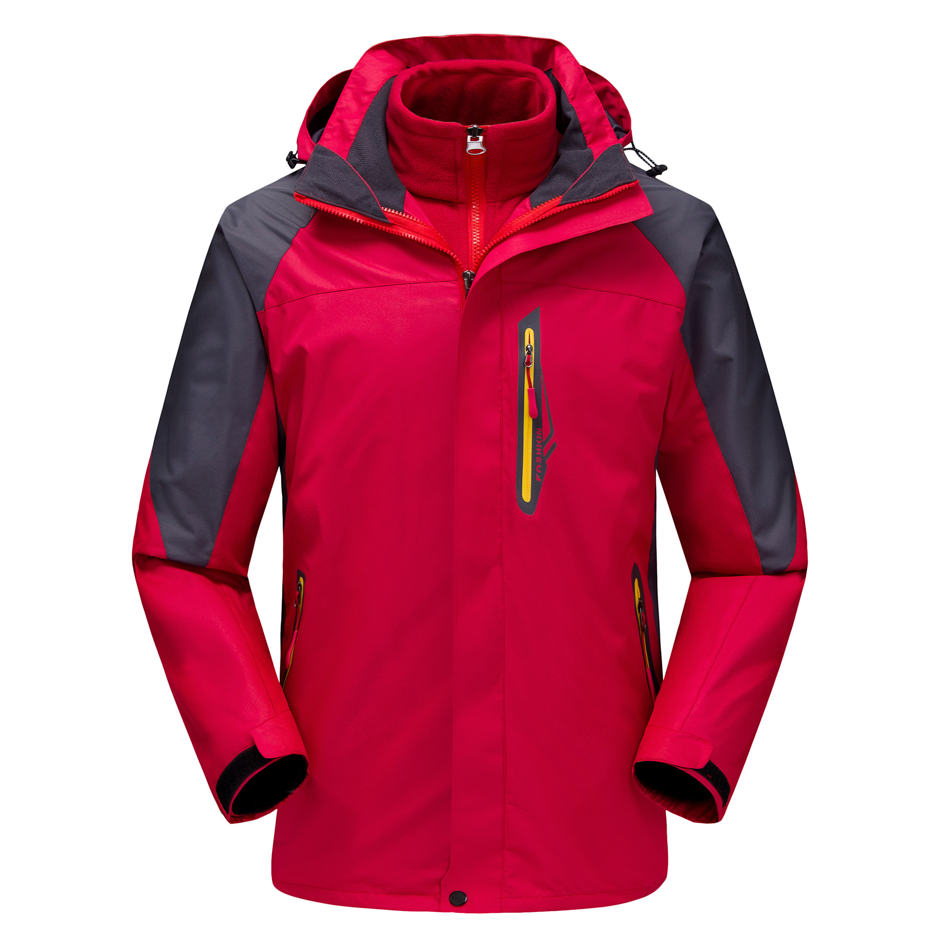 two in one mens outdoor waterproof technical jacket winter warm windproof coat