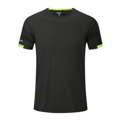 round collar solid color quick dry unisex sport tshirt team wear