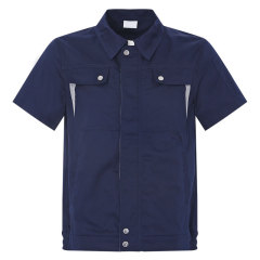 summer short sleeve electronic factory workwear safety working uniform