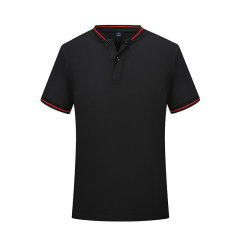1/4 button opening unisex polo shirt team working uniform