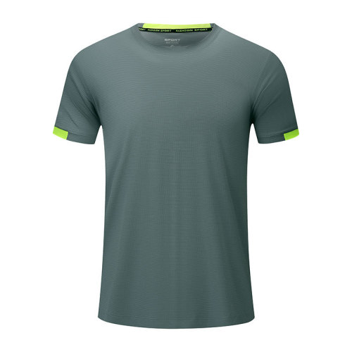 round collar solid color quick dry unisex sport tshirt team wear