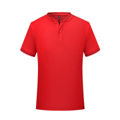 1/4 button opening unisex polo shirt team working uniform