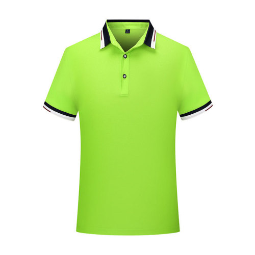 promotion tshirt turn over collar pure mens polo shirt working uniform