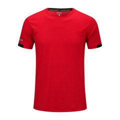 round collar solid color quick dry unisex sport tshirt team wear