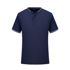 1/4 button opening unisex polo shirt team working uniform