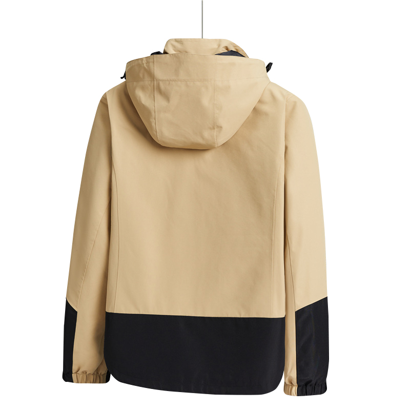 laser taped big pockets cargo jacket 2 in 1 urban outdoor coat lined with polar fleece jacket windproof ski wear
