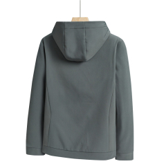 fleece lined softshell outdoor jacket hooded windproof urban windbreaker