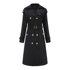 deep cover women trench coat hooded zipper windbreaker jacket