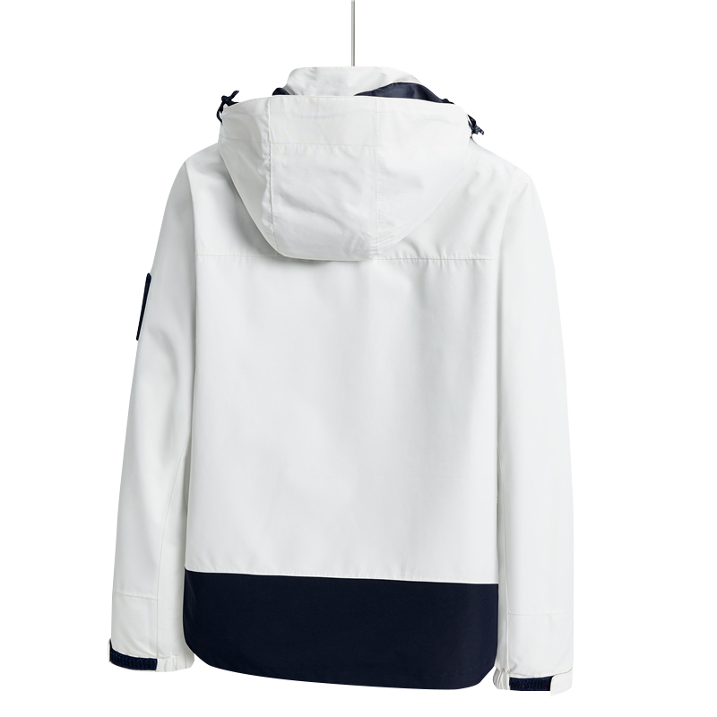 patchwork big pockets cargo jacket 2 in 1 urban outdoor coat lined with polar fleece jacket windproof ski wear