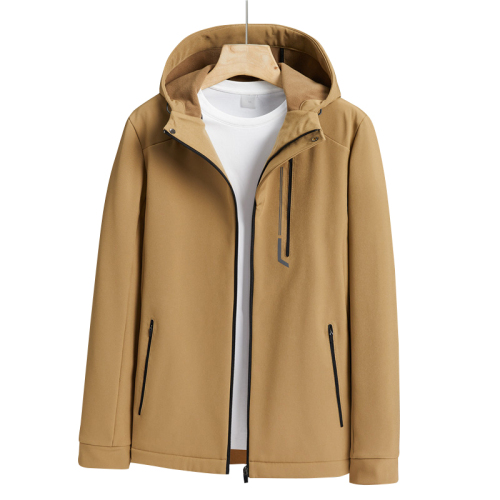 fleece bonded softshell outdoor jacket hooded windproof urban windbreaker