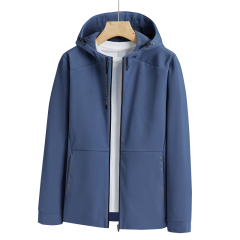 fleece lined softshell outdoor jacket hooded windproof urban windbreaker