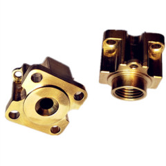 Custom Precision CNC milling parts - Brass-Valve connector