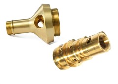 Kundenspezifische Präzisions-CNC-Drehteile - Messingmuttern