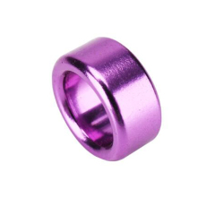 Precision custom aluminium part-Anodizing shining purple