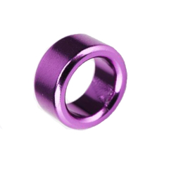 Precision custom aluminium part-Anodizing shining purple