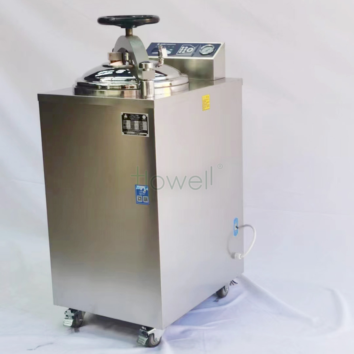 ဒေါင်လိုက် ရေနွေးငွေ့ပိုးသတ်ဆေး autoclave