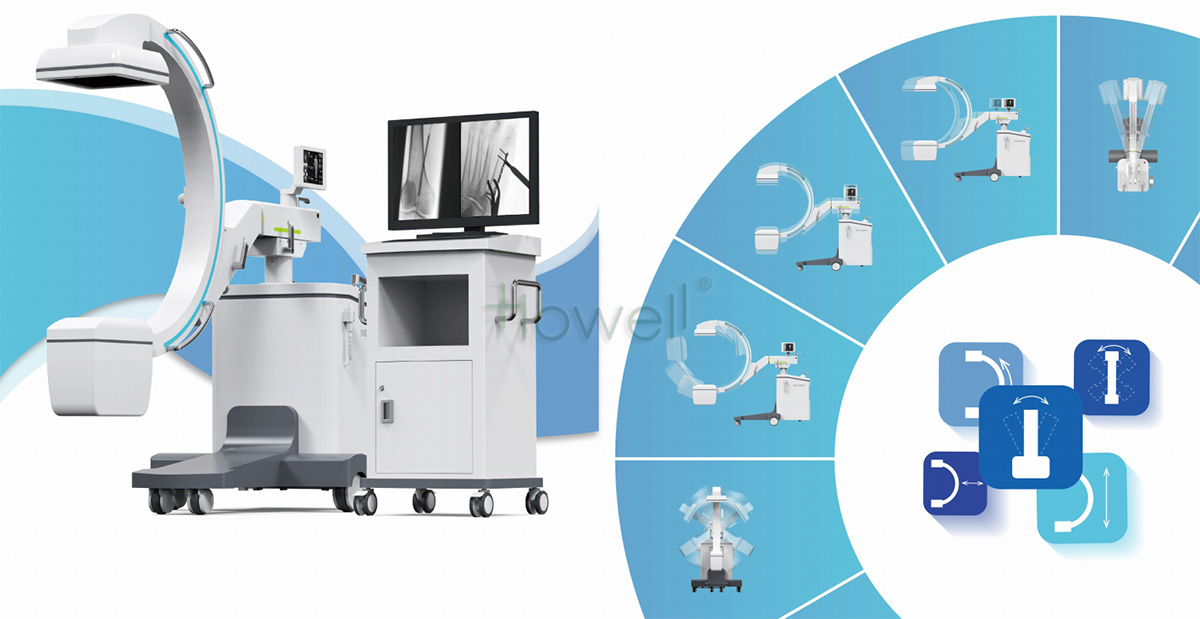 mobile c arm x ray စက်