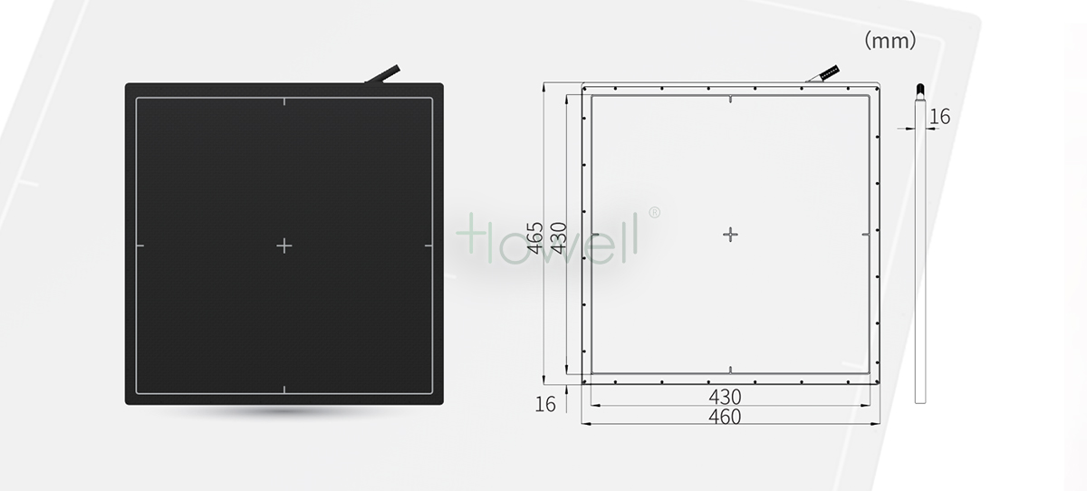 detector de painel plano de raio x