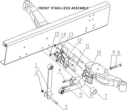 FRONT STABILIZER ASSEMBLY