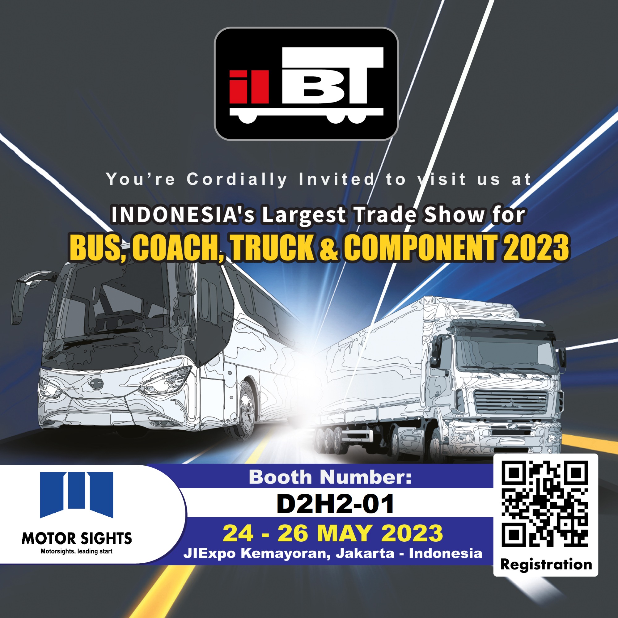 印度尼西亚国际客车，长途客车，卡车和零部件展览会（IIBT）2023