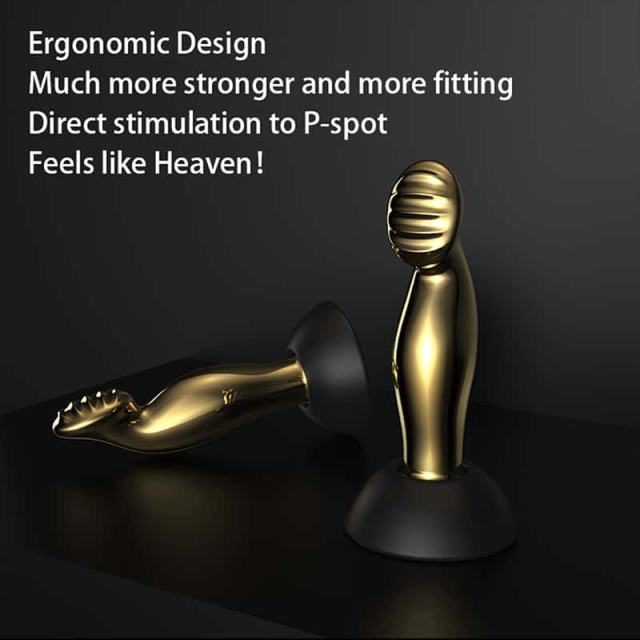 Hercules & Eros Remote-Control Metal Vibrating Prostate Massager