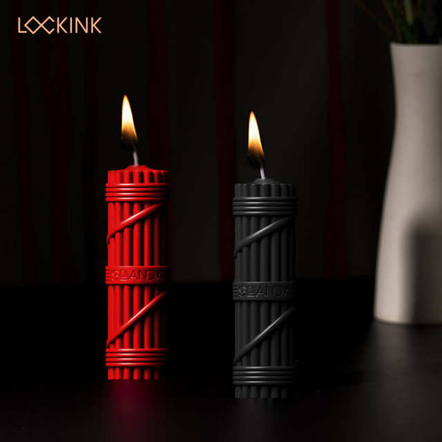 Fetish Drip Candles Set of 2 in Red and Black Colors